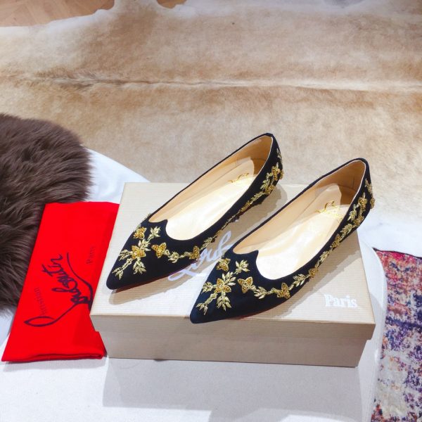 Christian Louboutin Embroidery Flats