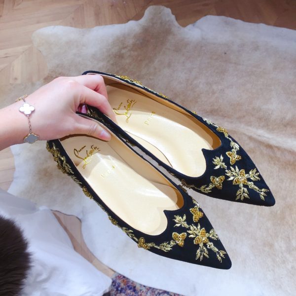 Christian Louboutin Embroidery Flats