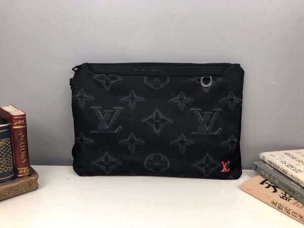 Pouch Monogram Other in Black