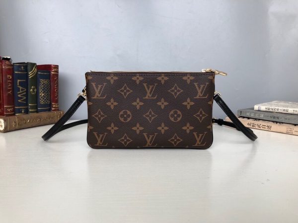 DOUBLE ZIP POCHETTE