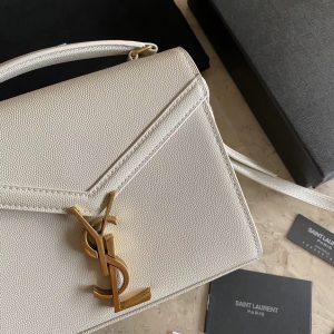 CASSANDRA MONOGRAM CLASP BAG IN MATTE PYTHON