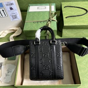 GG embossed mini tote bag