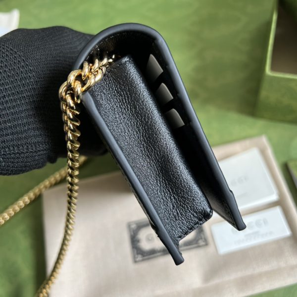 GG Leather clutch