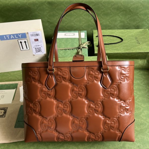 GG Matelassé leather medium tote