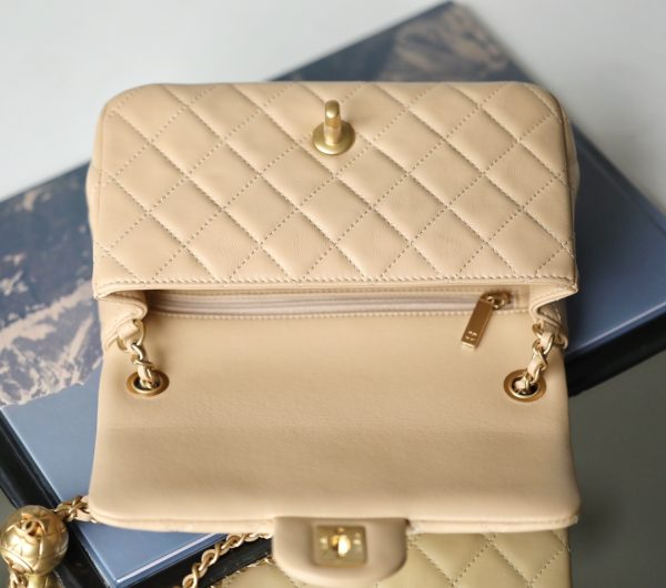 CN classic flap mini with golden ball