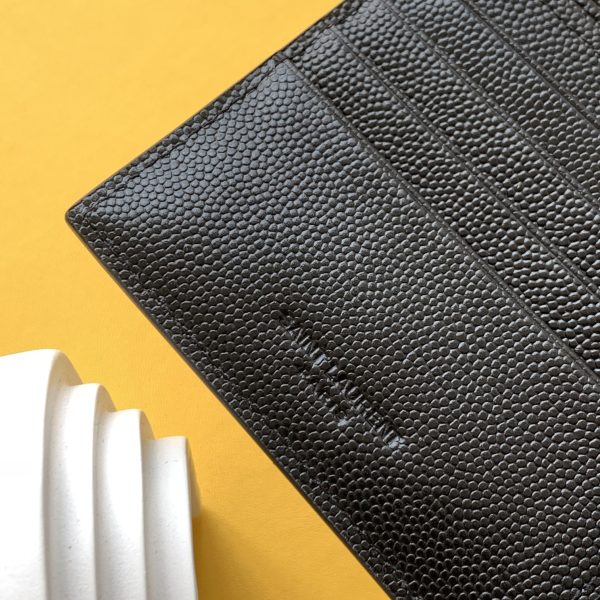 CASSANDRE EAST/WEST WALLET IN GRAIN DE POUDRE EMBOSSED LEATHER