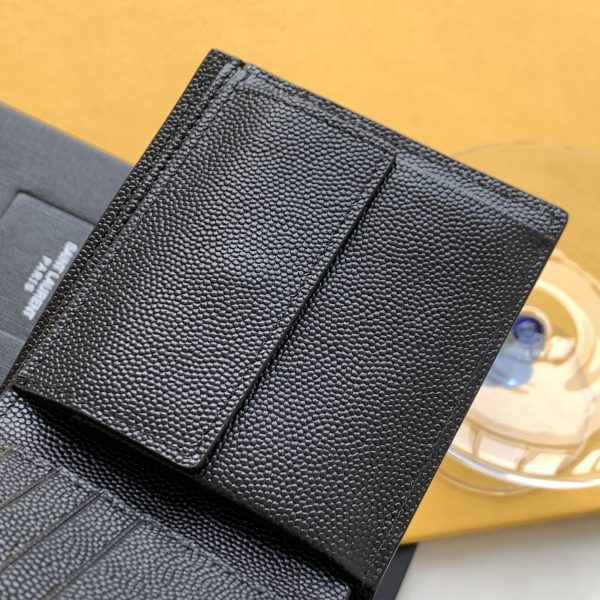 CASSANDRE EAST/WEST WALLET IN GRAIN DE POUDRE EMBOSSED LEATHER