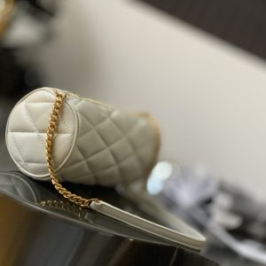 SADE MINI TUBE BAG IN QUILTED LAMBSKIN