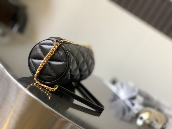 SADE MINI TUBE BAG IN QUILTED LAMBSKIN