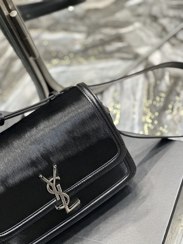 SOLFERINO SMALL SATCHEL IN LACQUERED PATENT LEATHER