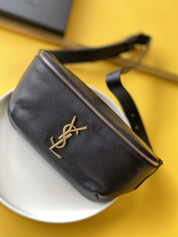 Luxury Handbag 03 Classic Monogram Belt Bag in Grain Embossed Leather