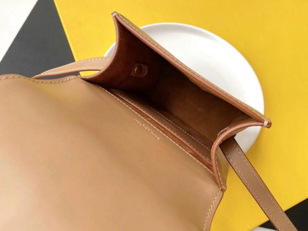 KAIA NORTH/SOUTH SATCHEL IN VEGETABLE-TANNED LEATHER