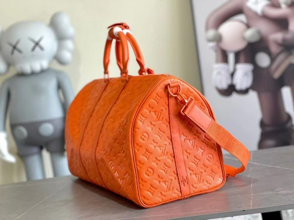 LV Keepall Bandouliere 50 Bag Orange