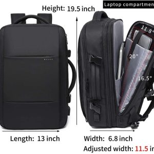 Laveszi  19″ Multipurpose Waterproof Anti-Theft Backpack | Large Capacity | Impact-Resistant | Expandable Design