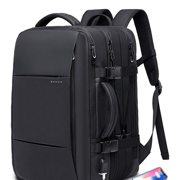 Laveszi  19″ Multipurpose Waterproof Anti-Theft Backpack | Large Capacity | Impact-Resistant | Expandable Design