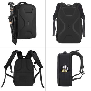 Laveszi  17″ Multifunctional Waterproof Camera Backpack | Large Capacity for DSLR/SLR/Mirrorless Cameras | Hardshell