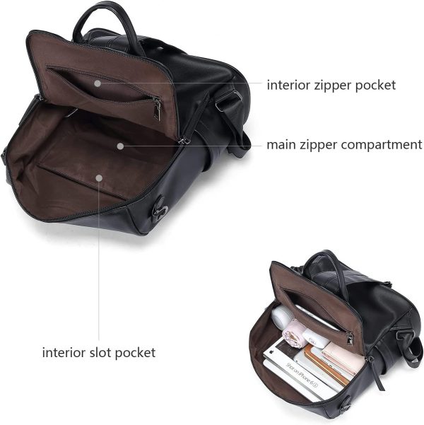 Laveszi  13″ Designer Leather Backpack | Luxury | Spacious & Stylish | Multiple Pockets | Adjustable Straps