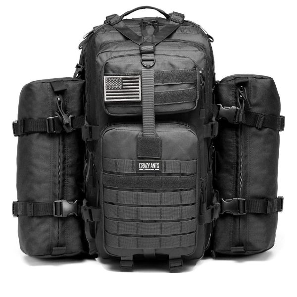 Laveszi  50L Men’s Tactical Survival Backpack Heavy-Duty 600D Fabric | Outdoor & Military-Ready | MOLLE Webbing