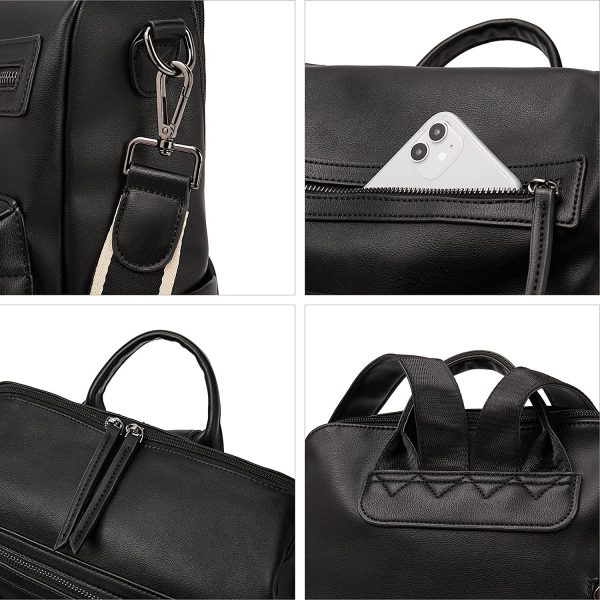 Laveszi  13″ Designer Leather Backpack | Luxury | Spacious & Stylish | Multiple Pockets | Adjustable Straps
