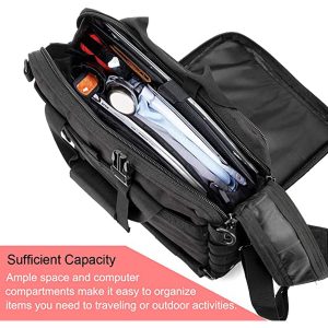 Laveszi Tactical Messenger Bag for Men | MOLLE System | Multiple Compartments | Water-Resistant