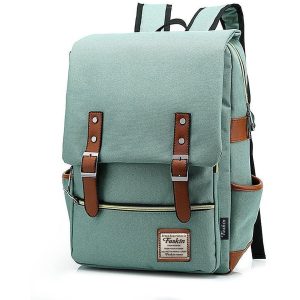 Laveszi  17″ Durable Oxford Fabric Backpack | Slim Design | 15.6″ Laptop Compatible | Adjustable Padded Straps