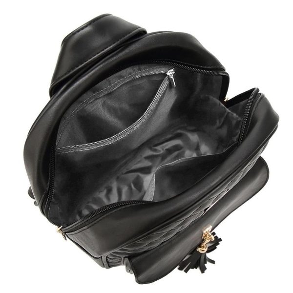 Laveszi  11″ Women’s Vegan Leather Fashionable Backpack | Stylish & Functional | Multiple Pockets | Bonus Clutch