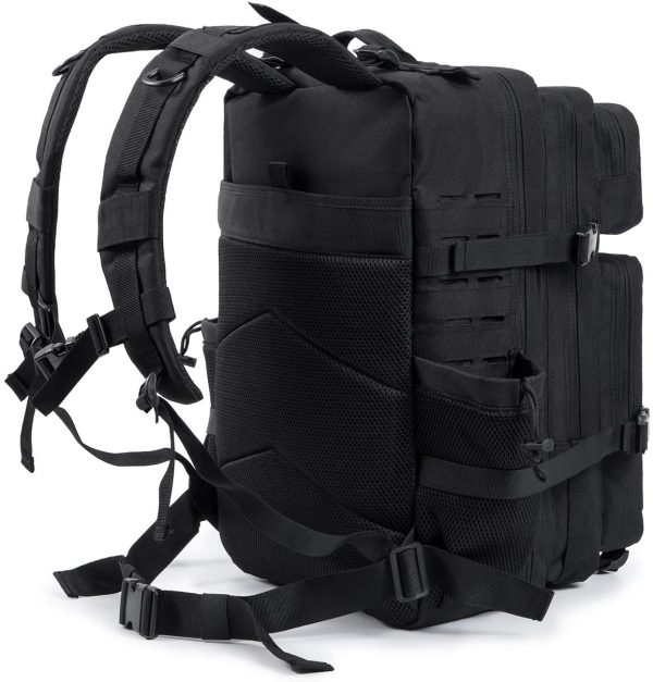 Laveszi  45L Men’s Tactical Backpack | Durable 900D Fabric with MOLLE Webbing & Multiple Compartments