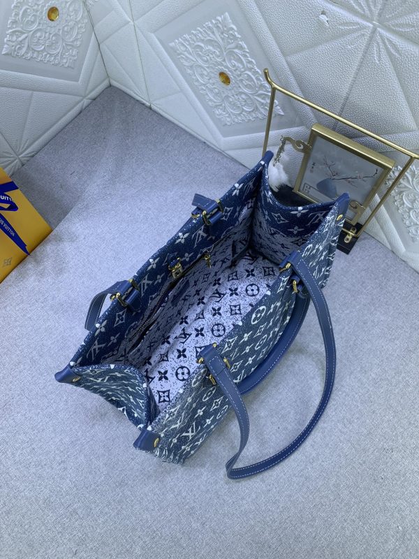 LV Monogram Denim Onthego