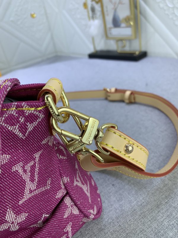 Louis Vuitton Pleaty bag in pink denim