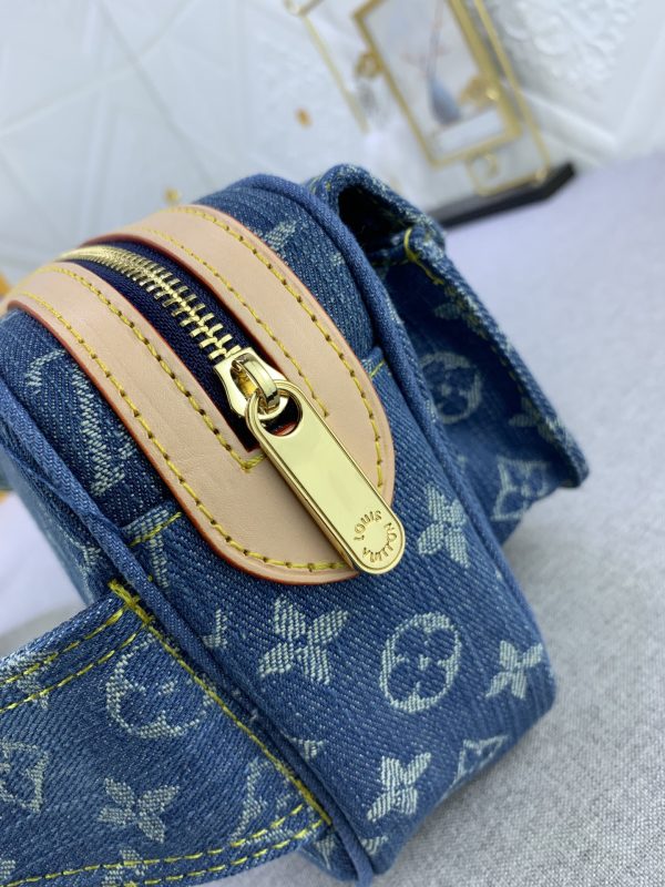 LV DENIM bum bag