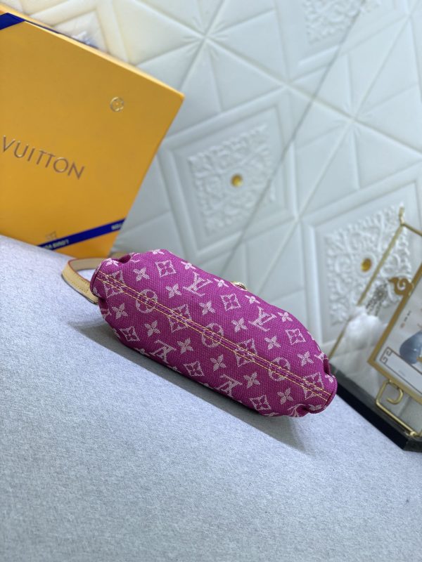 Louis Vuitton Pleaty bag in pink denim