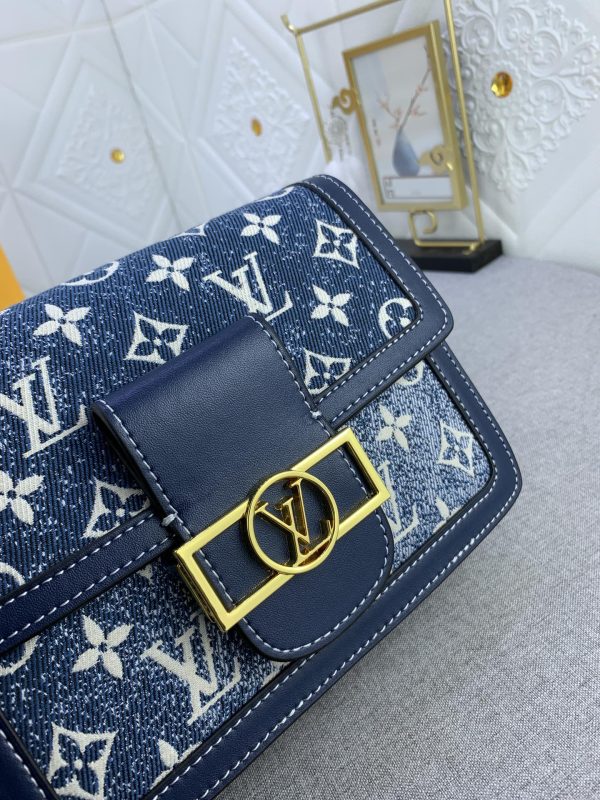 LV Dauphine MM Navy Blue