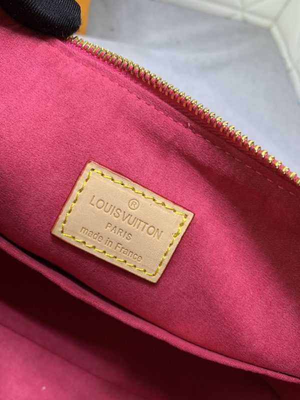 LV Baggie PM Monogram Denim Pink