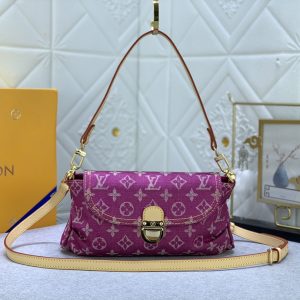Louis Vuitton Pleaty bag in pink denim