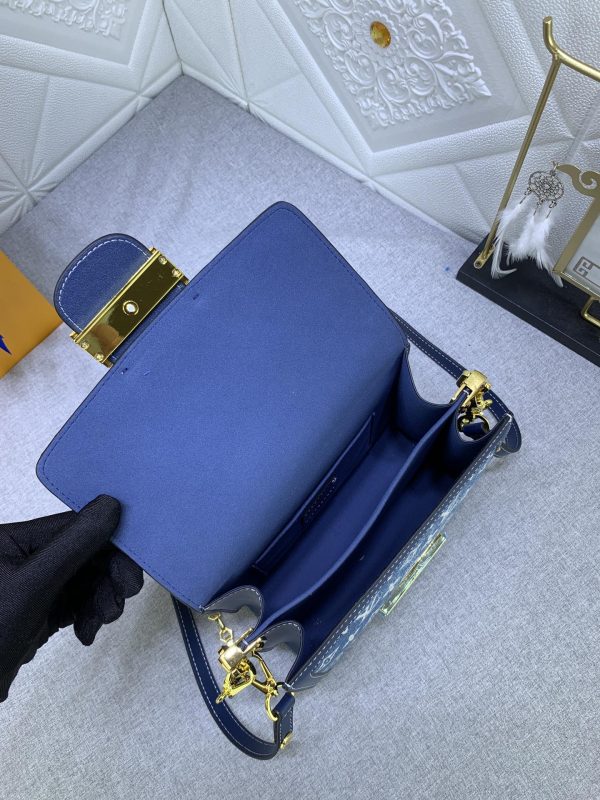 LV Dauphine MM Navy Blue