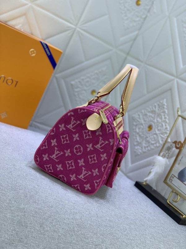 LV Neo Speedy Denim Pink