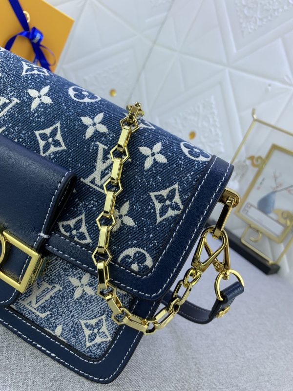 LV Dauphine MM Navy Blue