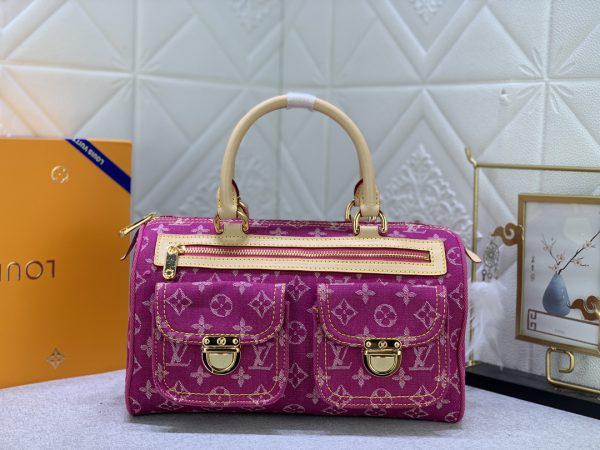 LV Neo Speedy Denim Pink