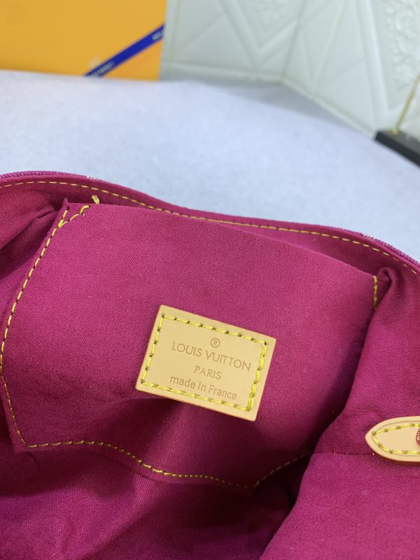 Louis Vuitton Pleaty bag in pink denim