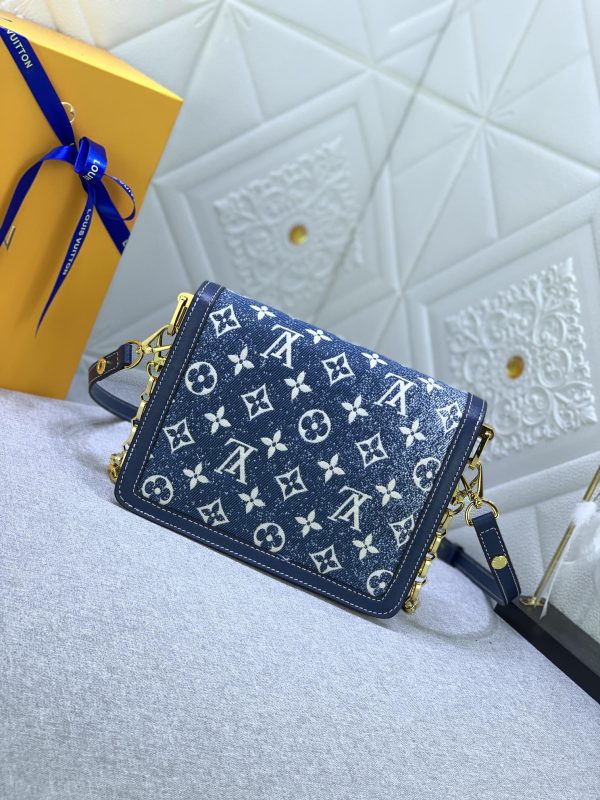 LV Dauphine MM Navy Blue