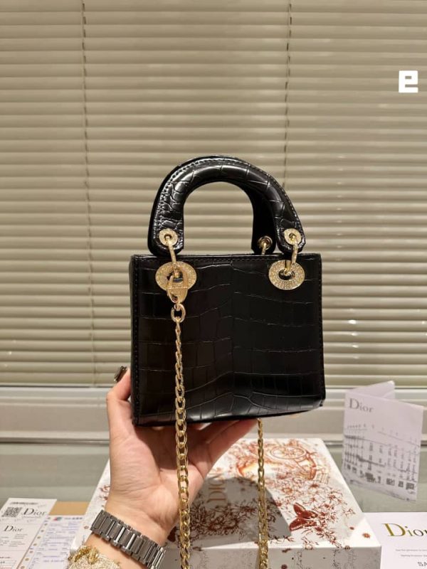 Dr Black Crocodile Bag