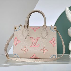 LV ONTHEGO  Flower Patterns Monogram Casual Style Unisex Blended Fabrics