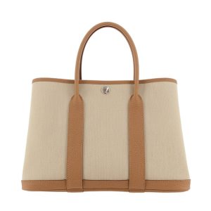 HERMES GARDEN PARTY 30 TOTE BAG BROWN 30CM