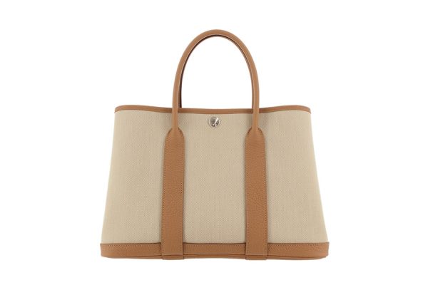 HERMES GARDEN PARTY 30 TOTE BAG BROWN 30CM