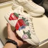 GUCCI RHYTON PRINT LEATHER SNEAKER