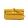 HERMES KELLY CLASSIQUE TO GO WALLET YELLOW