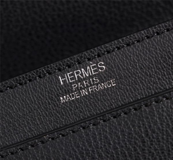 HERMES VERROU CHAINE BAG BLACK 17CM