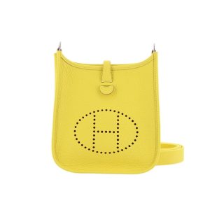 HERMES EVELYNE 16 AMAZONE LEMON YELLOW BAG 16CM