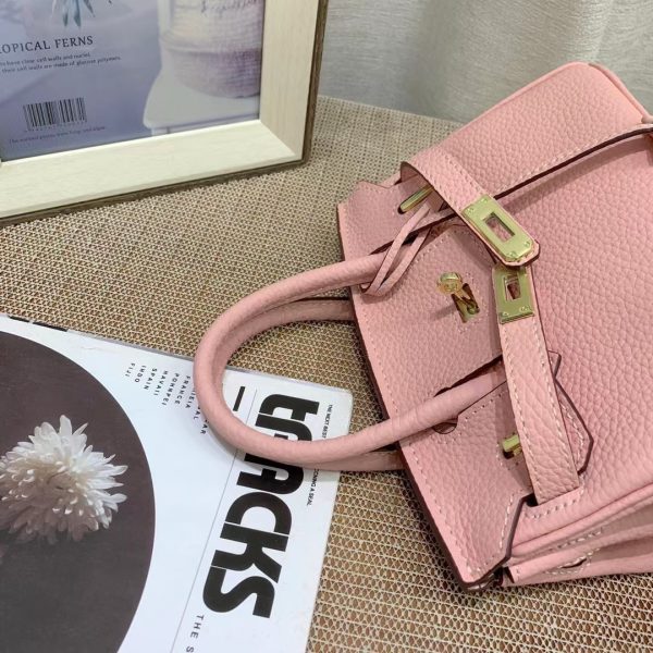 HERMES BIRKIN MINI GOLD HARDWARE EPSOM LIGHT PINK 20CM