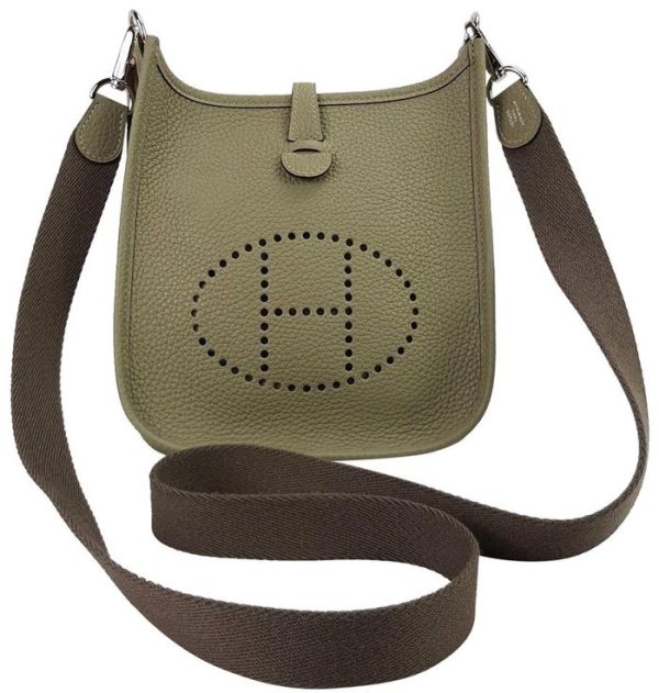 HERMES EVELYNE 16 AMAZONE OLIVE GREEN BAG 16CM